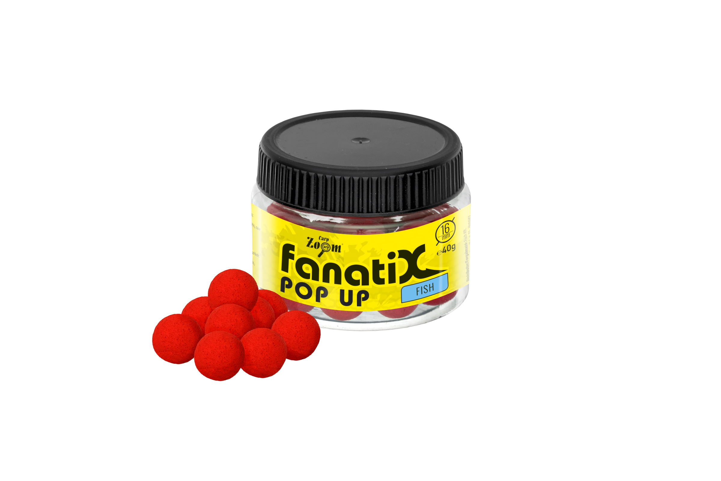 CZ Fanati-X Pop Up horogcsali, 16 mm, eper, 40 g